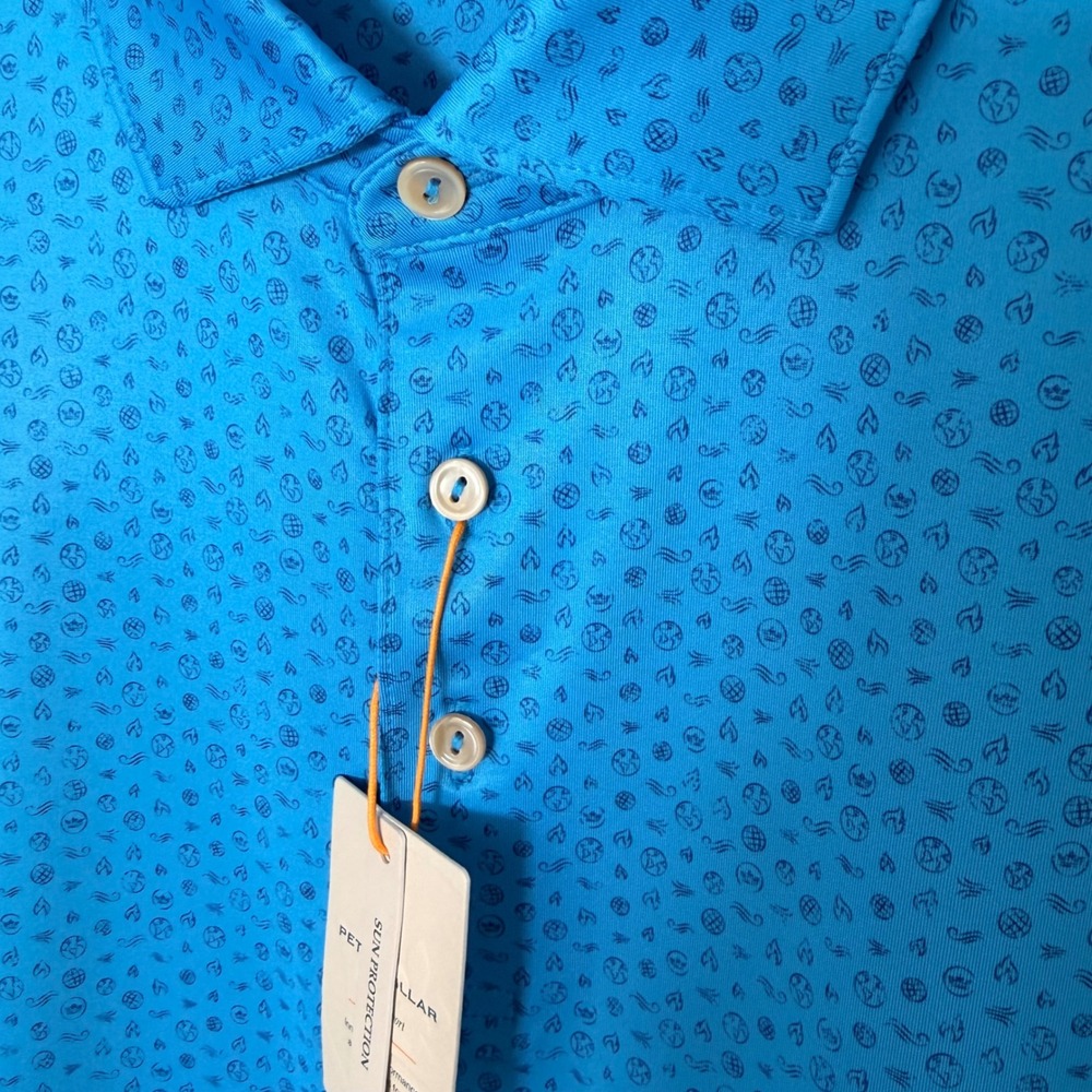 Peter Millar Crown Sport Summer Comfort Golf Polo Shirt (LG) NEW Lightweight - Picture 6 of 16